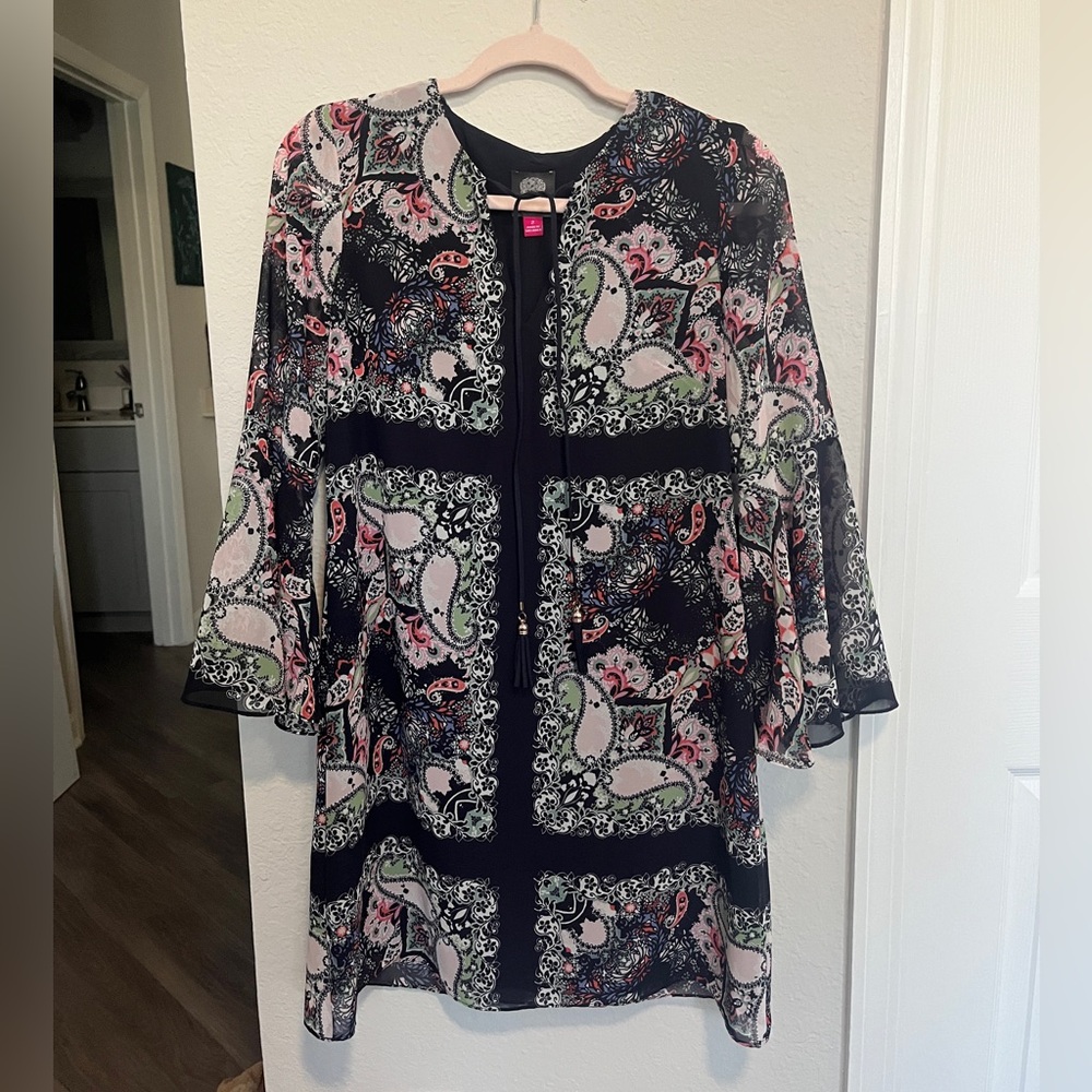 Vince Camuto Multicolor Paisley dress